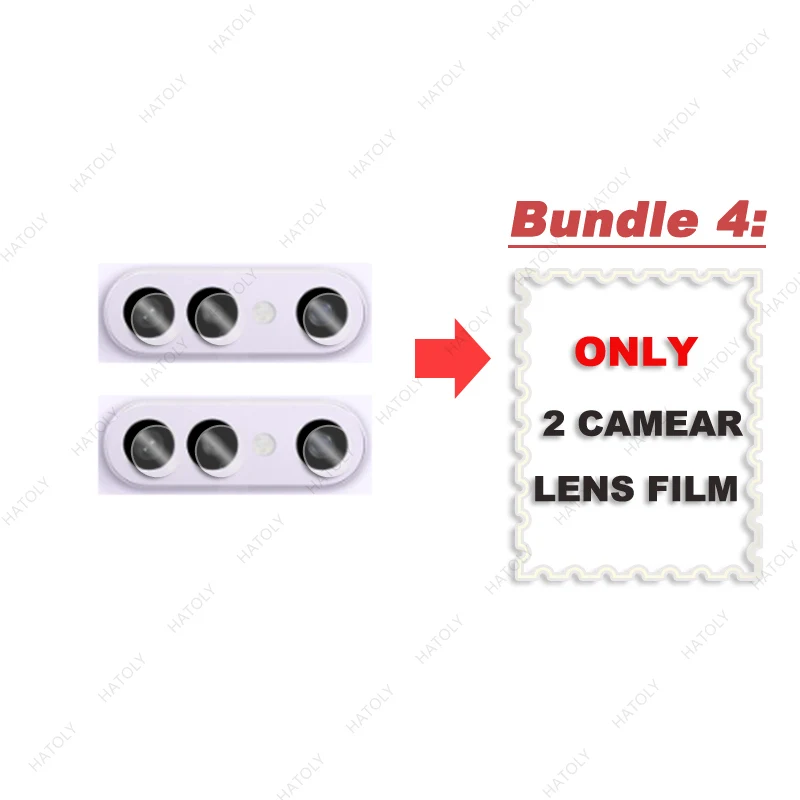 Premium Glass Screen & Camera Lens Protector with Black Edging
