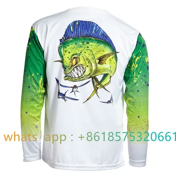 Fishing Apparel Summer Outdoor Kids Long Sleeve T-shirt Fish Wear Sun Protection Breathable Children's Angling Hiking Clothing