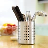 Chopsticks Holder Kitchen Storage Shelf  Stainless Steel Cutlery Holder Cage Drainer Storage Spoon Chopsticks Organizer Rack 3