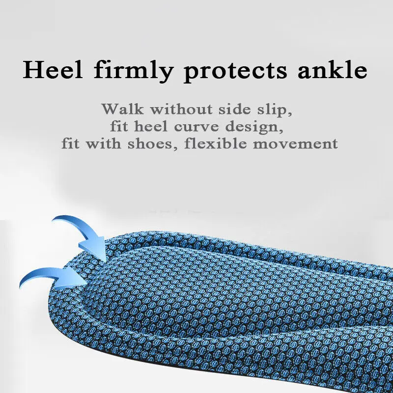 Shoe Insoles Orthopedic Insoles 3D Memory Foam Orthopedic Insoles for Shoes Men Women Nano Antibacterial Deodorization Insole Sweat Absorption Running Cushion