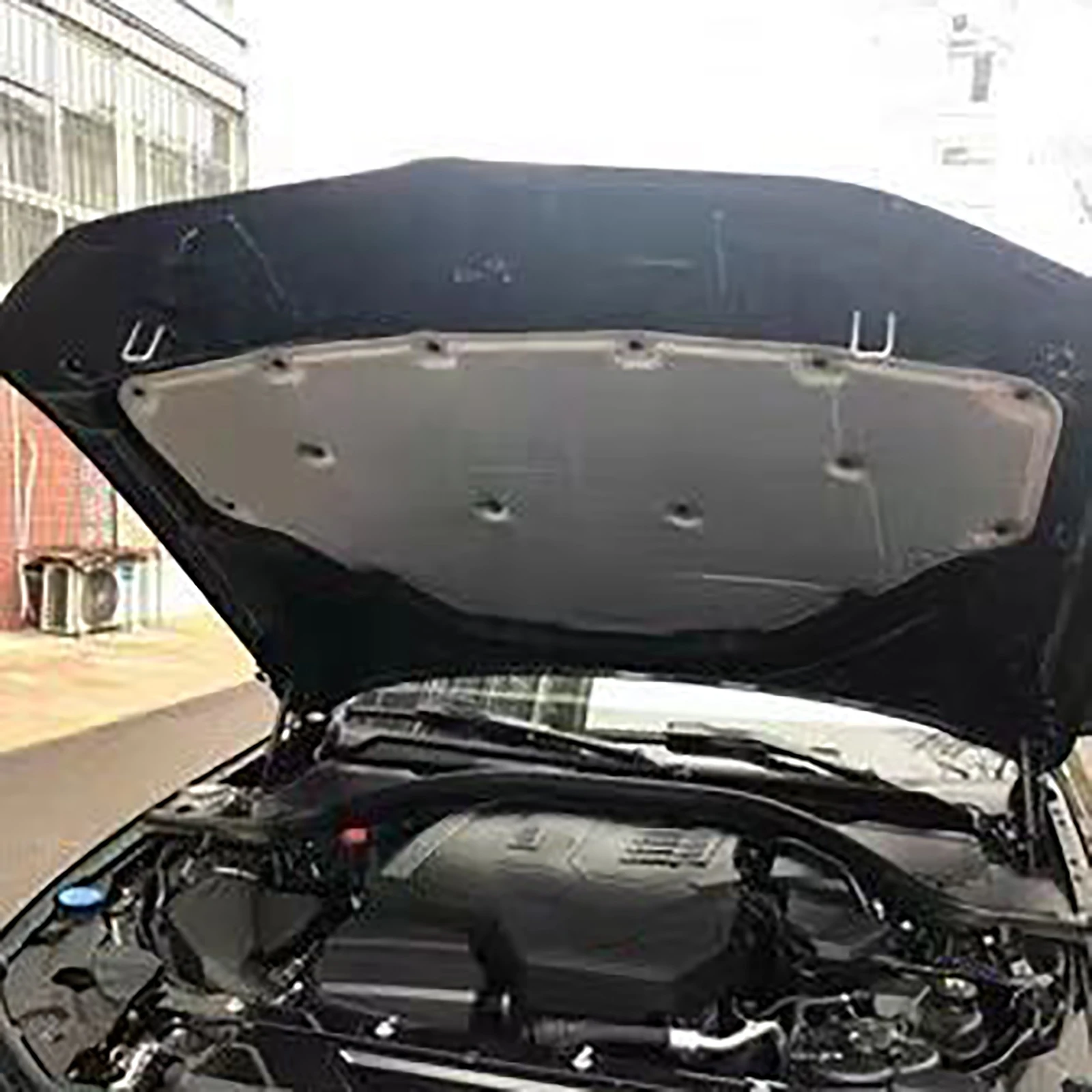 Car Front Hood Sound Heat Insulation Pad Mat Engine Noise Proof Insulation Pad for BMW 3 series G20 G28 sound proof mat sound insulation mat soundproofing cotton sound deadener mat heat insulation mat sound insulation cotton
