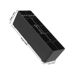 Sturdy Plastic Furniture Risers with Anti - Slip Floor Protector - Set of 4 (15X5X5CM)