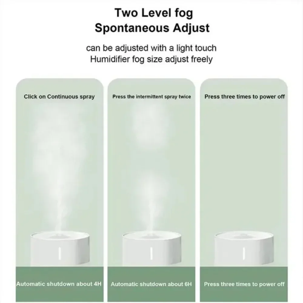 1 Pc Portable Humidifier 260ml for Home Car Fragrance USB Mute Humidifier