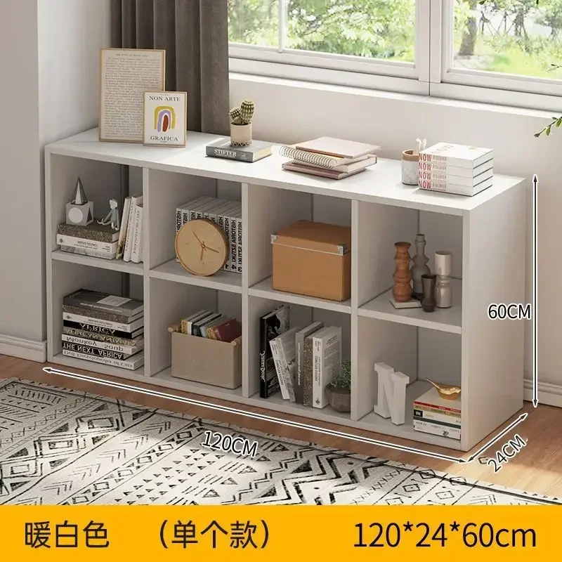 

SH 2023 Year New Aoliviya Official New Bookshelf Living Room Small Storage Shelves Floor Low Bookcase Solid Wood Leg Bedroom Sto