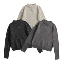 

Autumn Simple Couple Sweater Male Korean Style Loose Young Pure Knitted Couple Suit Mens Oversized Sweater Ropa Para Hombre