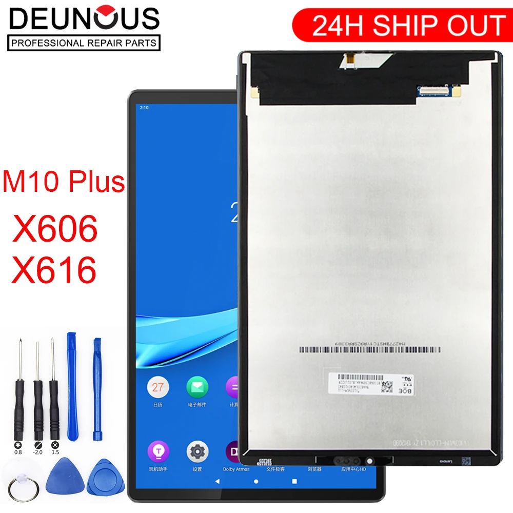 

New 10.3" For Lenovo Tab M10 FHD Plus TB-X606F TB-X606X TB-X606 X606 X616 LCD Display Touch Screen Digitizer Glass Assembly