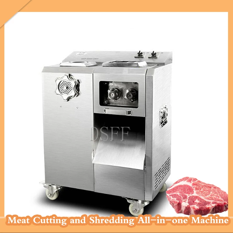 

Hot Selling Multifunctional Meat Cutter, Stainless Steel Commercial Vegetable Shredder, Meat Grinder, All In One Machine