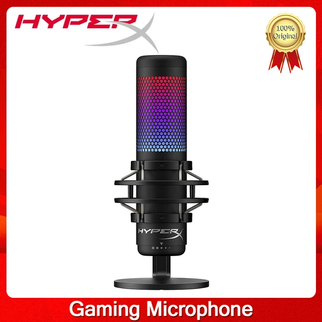 Hyperxクアッドキャストsrgb USBコンデンサープロフェッショナルマイク 