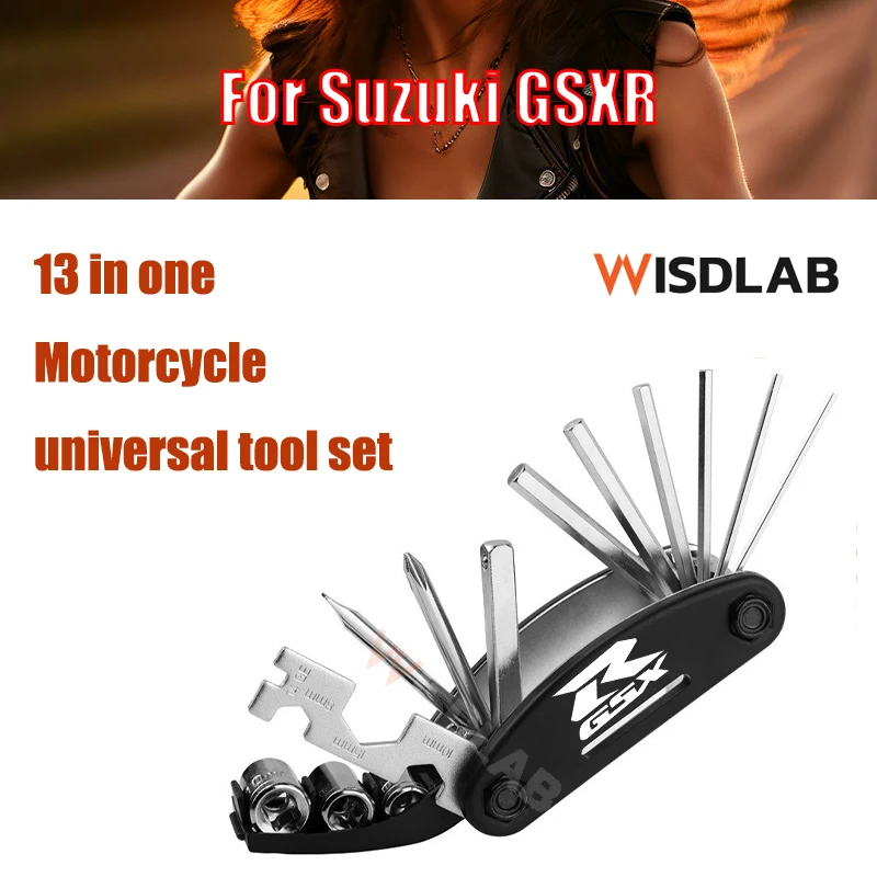 

For Suzuki GSXR MTB Mountain cycle Portable socket multipurpose wrench bicycle multi tool Screwdriver Motorcycle bike allen fix