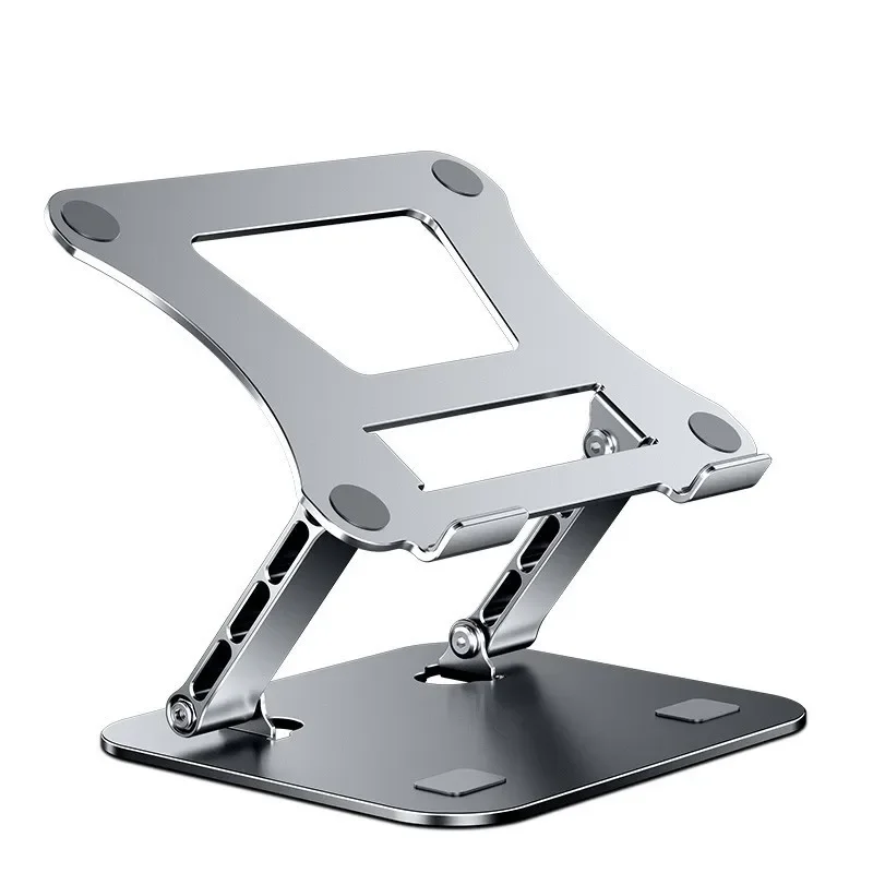 Liga de Alumínio Ajustável Laptop Stand Portátil Fold Holder Cooling Bracket Suporte Notebook Tablet até 17