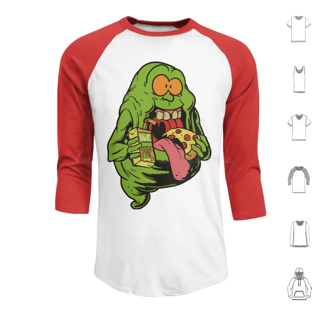 Felpe Con Cappuccio Ghostbusters A Maniche Lunghe Ghost Slimer Ecto 1 Funny Vintage Film Film Comedy Venkman Buster