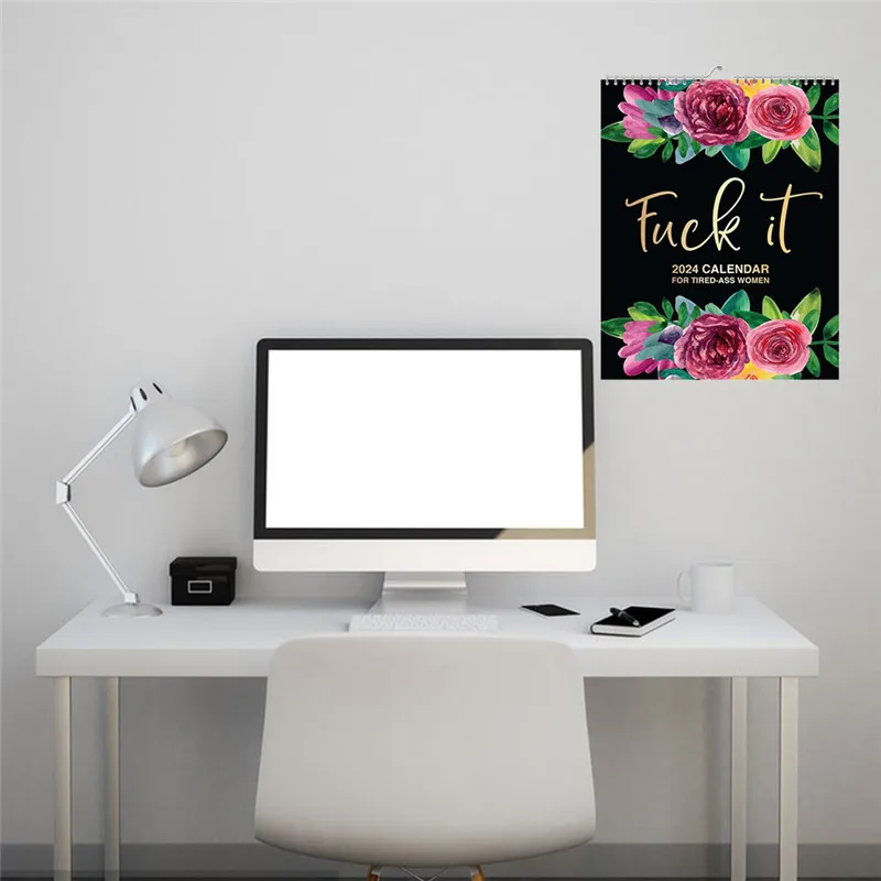 Christmas Sweary Calendar 2024 Home Decor Wall Calendar For Tired-Ass Women  Planner Wall Decor Hanging Calendar Creative Gifts - AliExpress