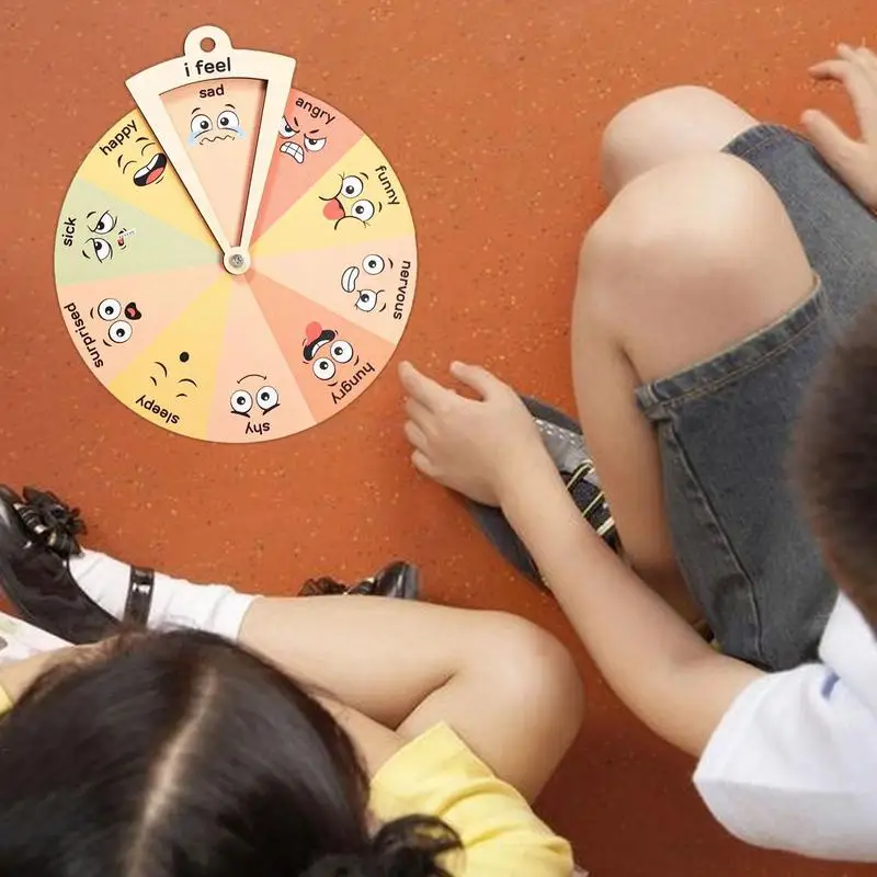 Feeling Wheel For Kids Montessori Emotion Wheel Feeling Expression Wheel Preschool Teacher Gifts For Kids Sociology Of Education 3