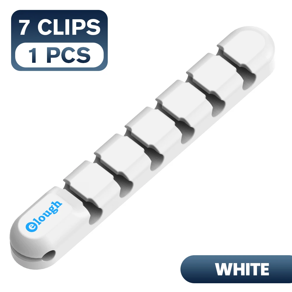 7 Clips 1PCS Whie