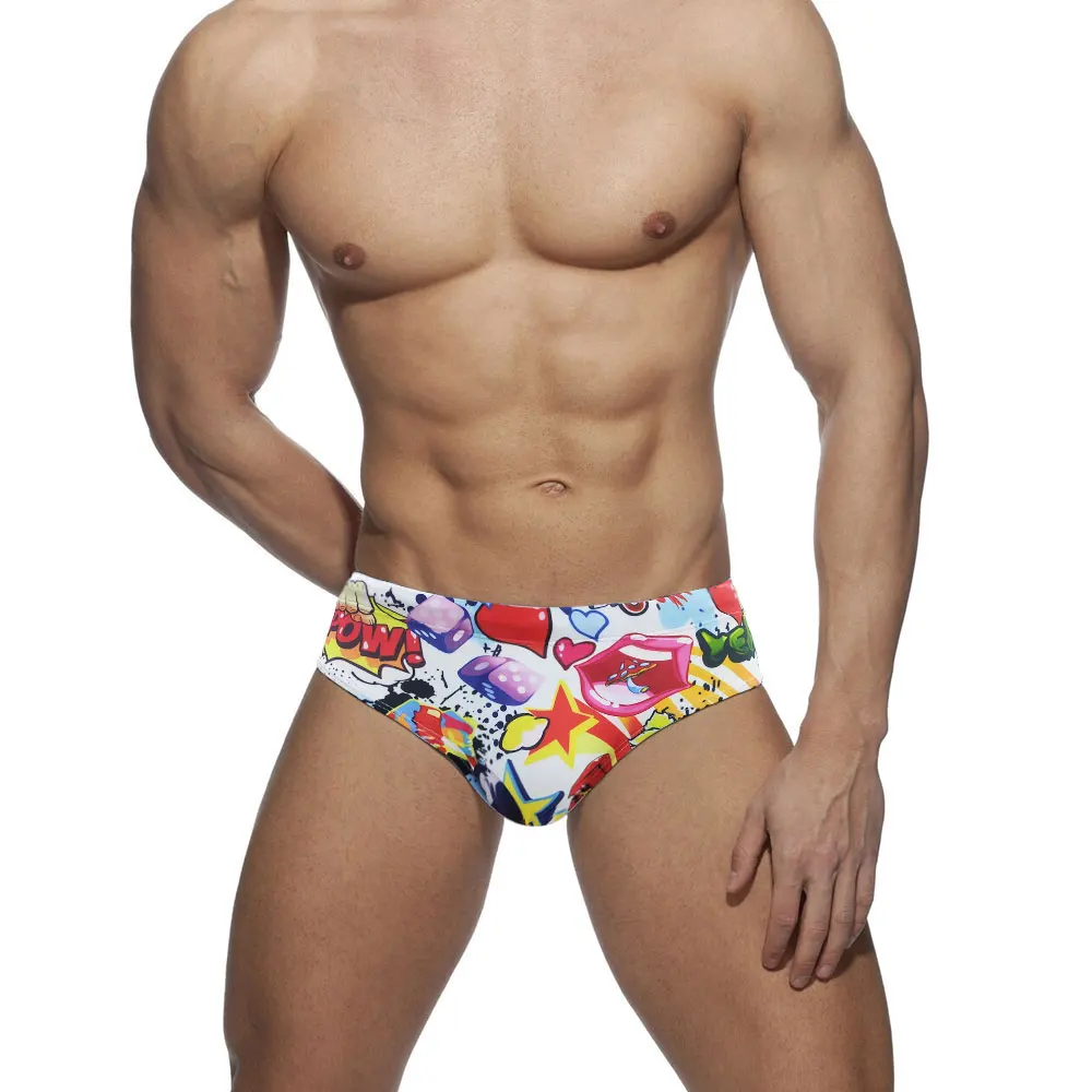 Uxh Slip Da Bagno Da Uomo Pantaloni Da Spiaggia Surf Costumi Da Bagno Costumi Da Bagno A Vita Bassa Sexy Tavola Da Surf Cartone Animato Costumi Da Bag