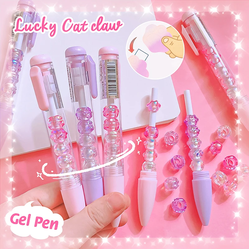 YiYiXiXi 12-Pack STRAY-KZOO Ballpoint Gel Pens - Colorful Character Designs With Black Ink