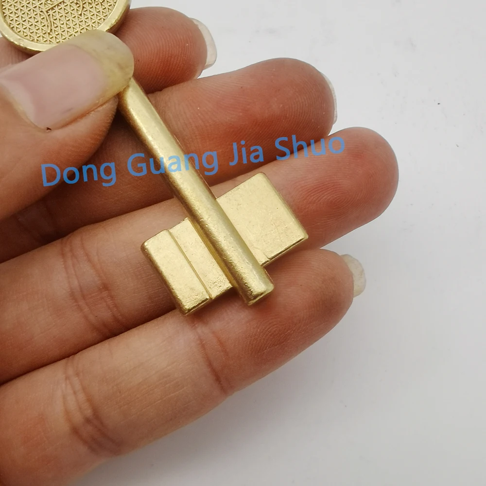 Key Embryo of Irregular Safe JS 2363 New Double Flagpole Key BRASS Blanks for Locksmith