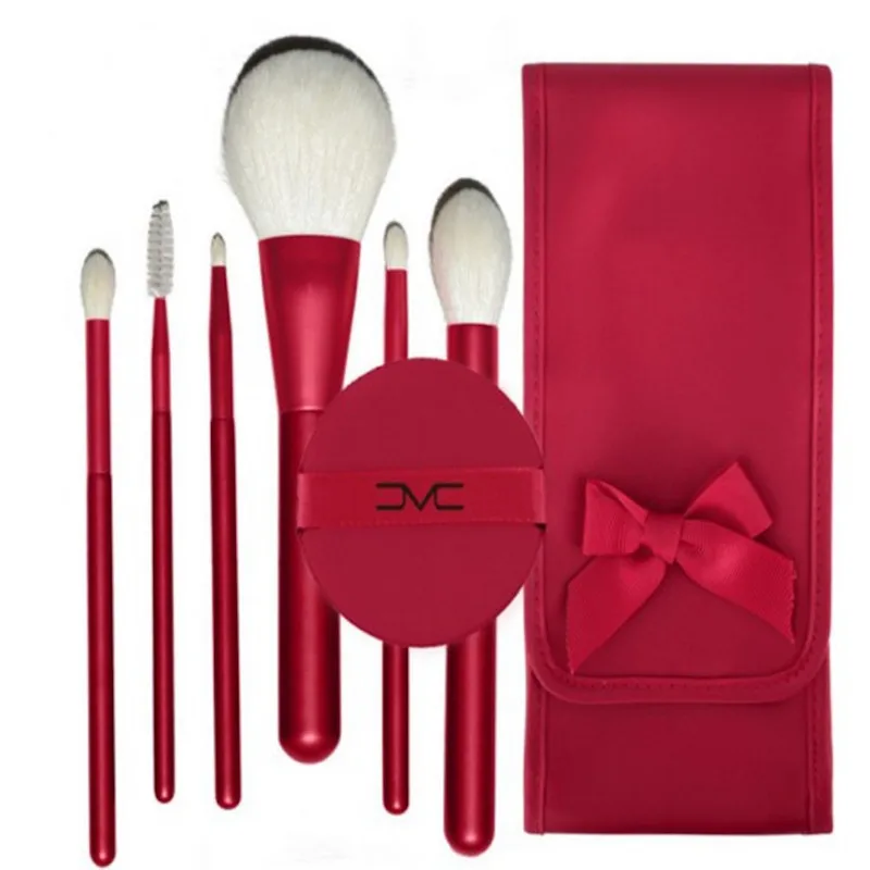 

Datura 6 Wool Makeup Brush Powder Brush Set Makeup Tool