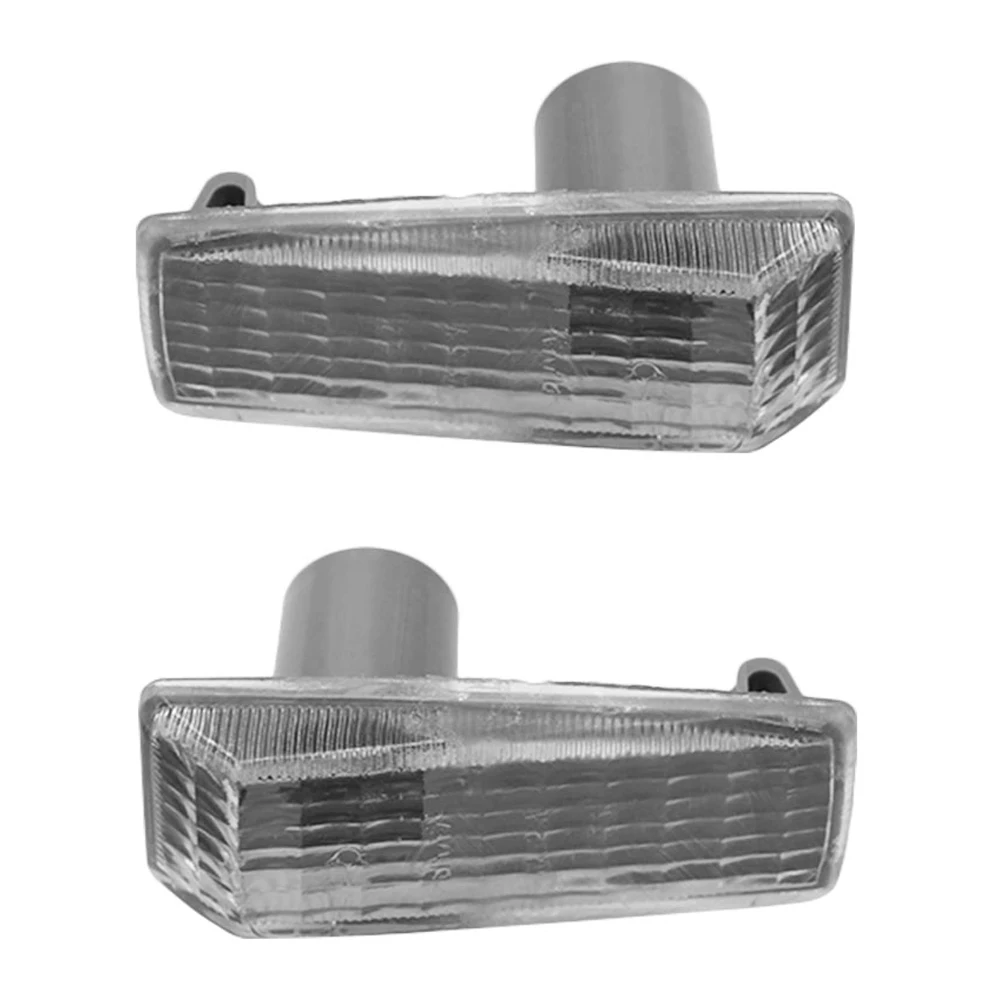 2Pcs Turn Signal Light Covers Fit for Mercedes-Benz 190 W201, C-CLASS W202, S-CLASS W140, SL-CLASS R129, E-CLASS W124 Car Parts