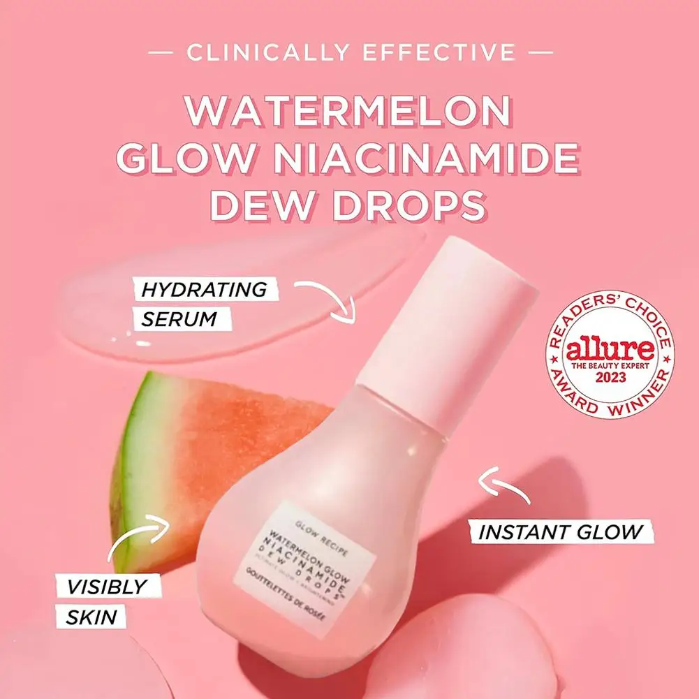 45ml Glow Recipe Night Cream Skin Care Watermelon Niacinamide Dew Hyaluronic Acid Fruit Flavour Cream