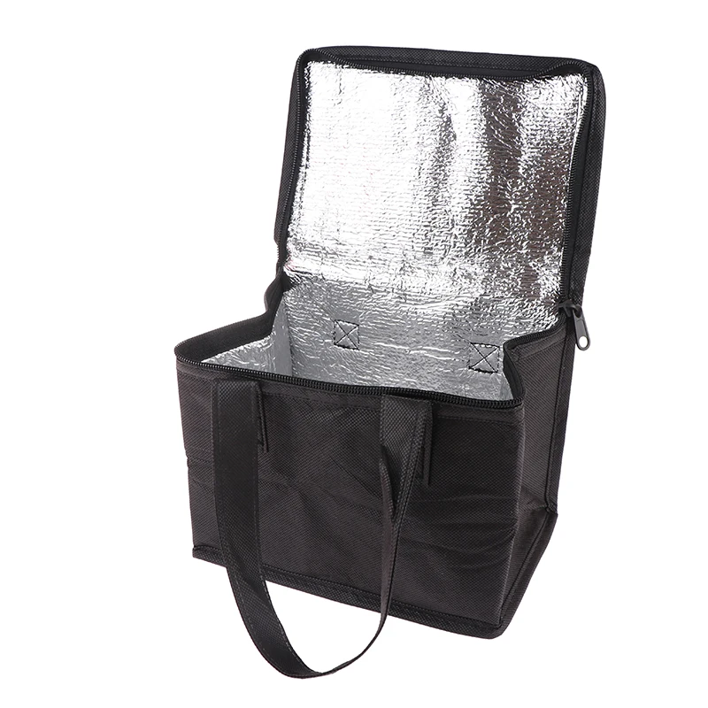 1PC Portable Lunch Cooler Beer Delivery Bag Folding Insulation Picnic Ice Pack Food Tote Thermal Bag Drink Carrier Insulated Bag 6