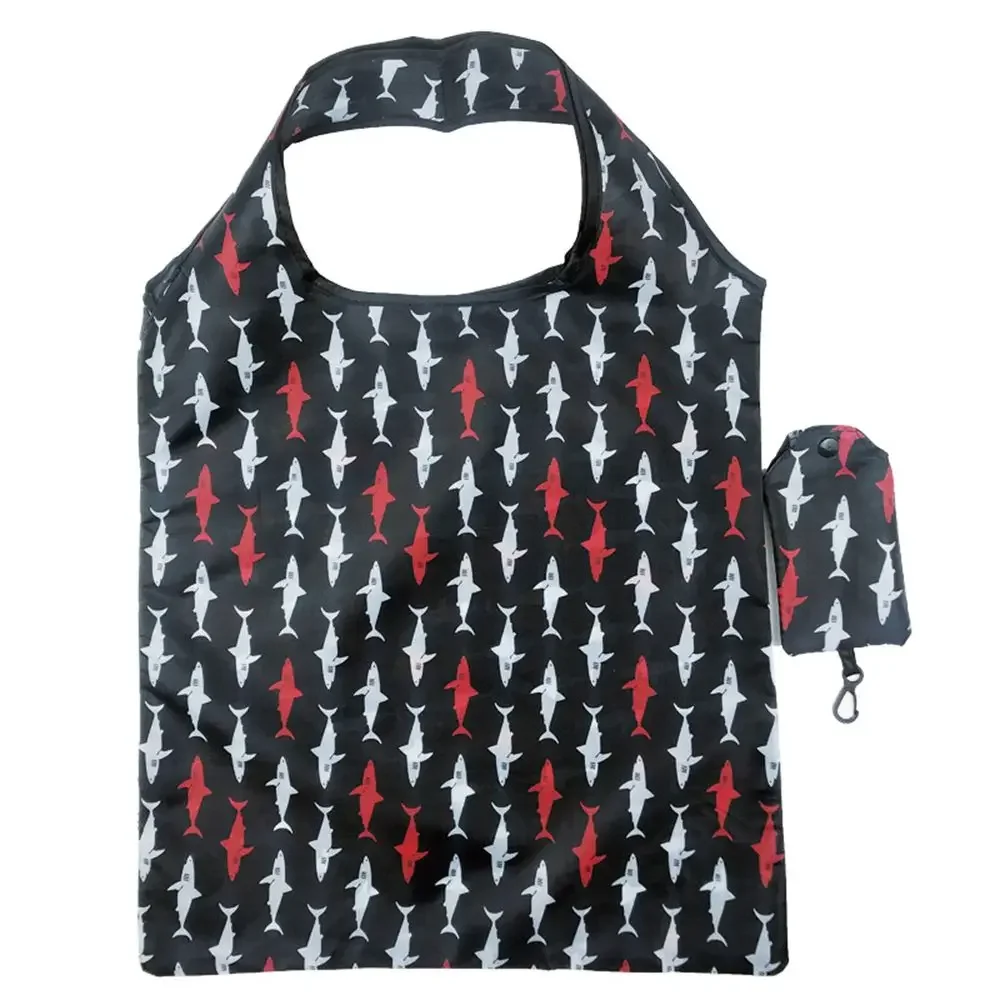 Eco-Friendly Reusable Foldable Shopping Bag - Durable & Washable Shoulder Tote