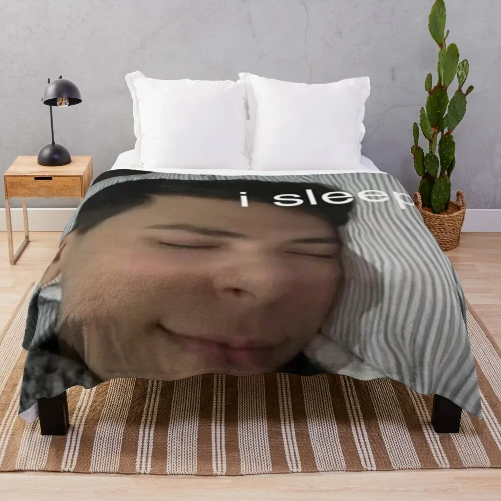 

GeorgeNotFound I sleep Throw Blanket Nap Blanket Decorative Bed Blankets Thin Blankets