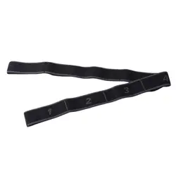 Multi - Loop Flexibility Stretching Strap for Enhanced Yoga, Dance, and Pilates Performance (Grey)