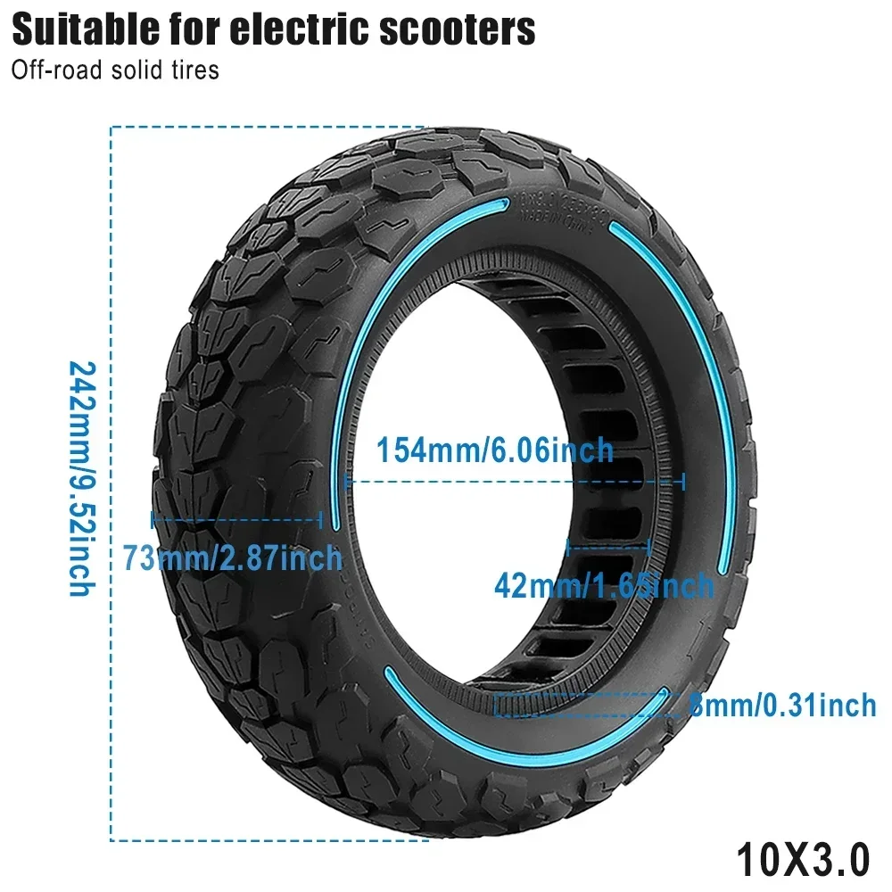 Scooter 255 X 80 Neumático Todoterreno 10 X 3.0 Para Zero 10X