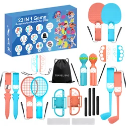 Ultimate Sports Accessories Bundle: 23 - in - 1 Family Kit for Immersive Gaming Experience (One Set)