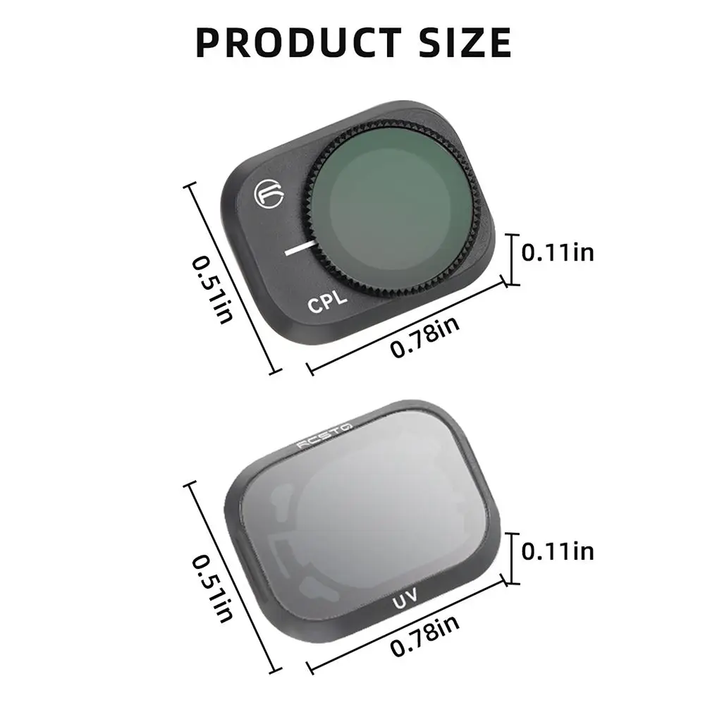 Filtre ND32/CPL/UV pour DJI Mini 3 Pro - Lot de 5