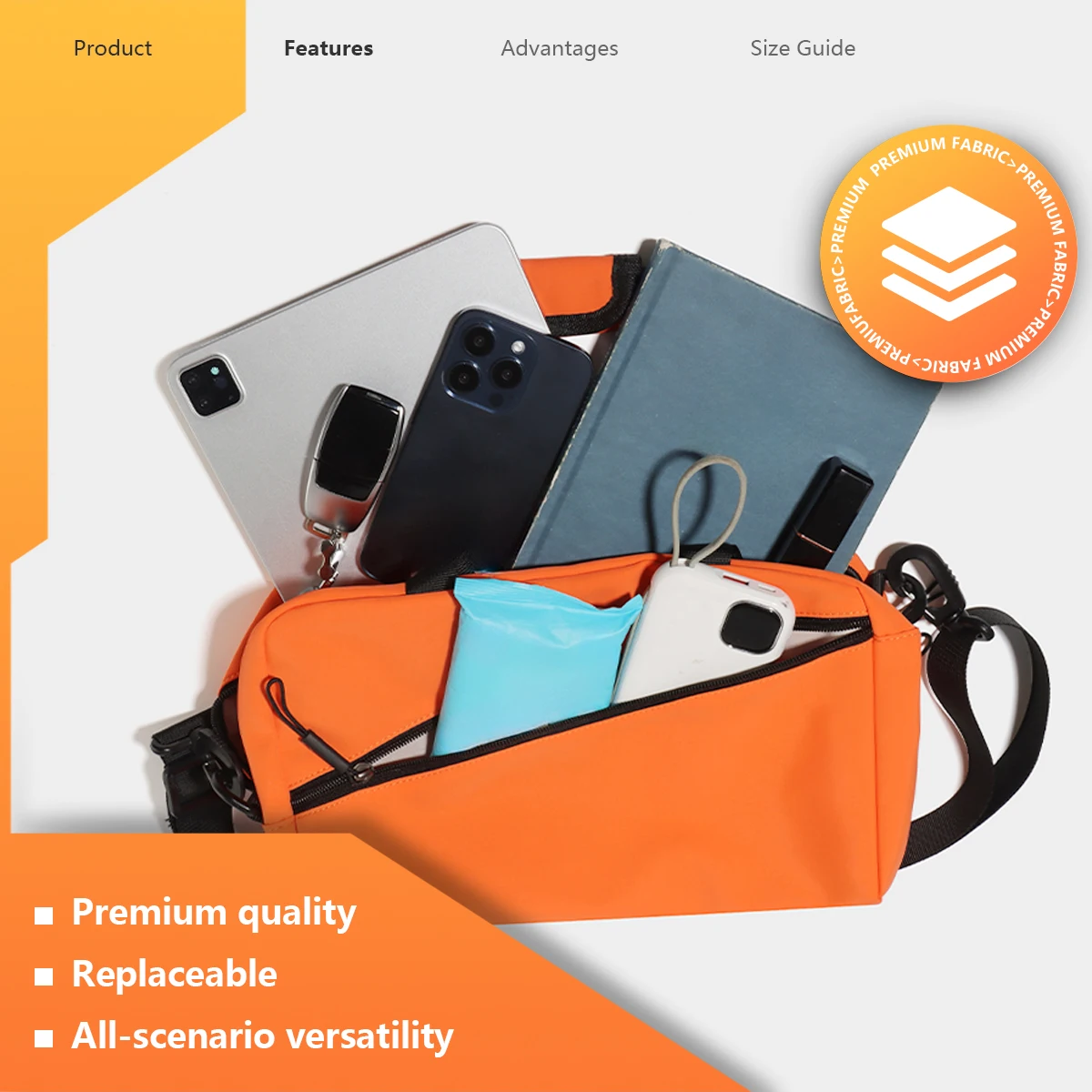 Yoga Bag, Toast Bag, Water-Repellent Outdoor Bag, Sports and Leisure Fitness Crossbody Bag, Shoulder Bag, Versatile Simple Bag, Satchel Small Bag, Small Cosmetics Bag