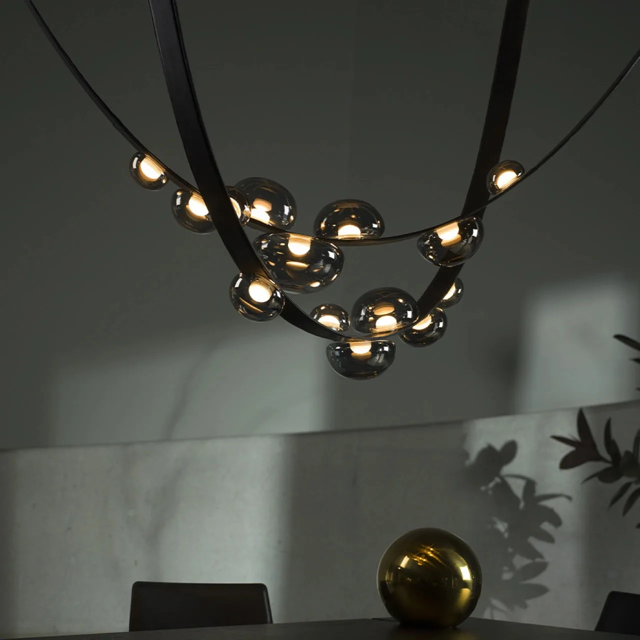 

Modern Leather Led Dimmable Pendant Lamp for Table Dining Living Room Bedroom Hall Chandelier Home Decor Lighting Luster Fixture