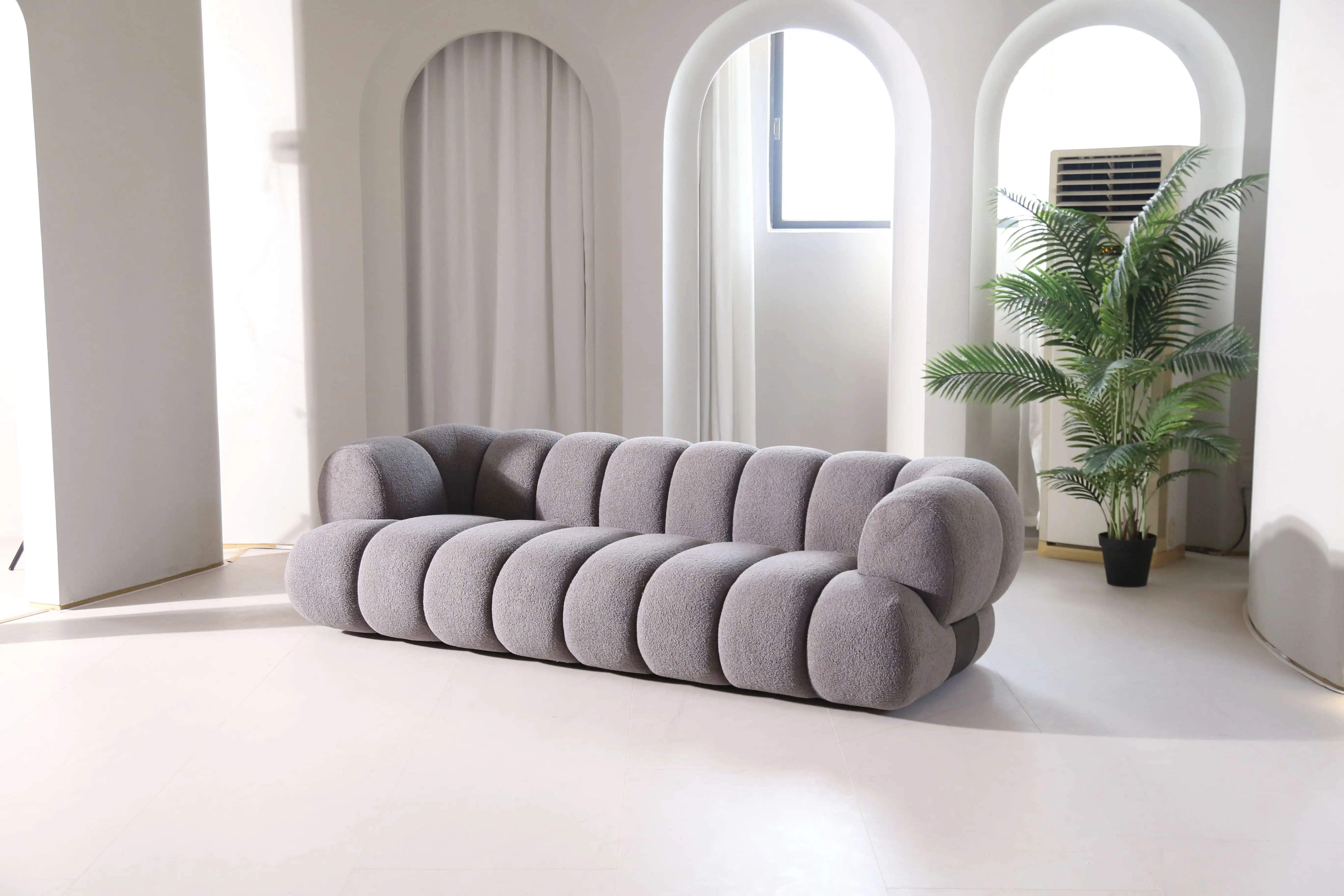 Contemporary Fabric Sofa Set – Comfortable Living & Bedroom Seating 2