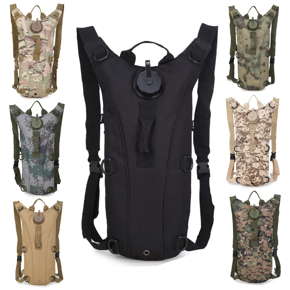 

3L Water Hydration Backpack Cycling Pack Sport Knapsack Running Hiking Climbing Travel Backpack Water Bag Pouch Bladder Rucksack