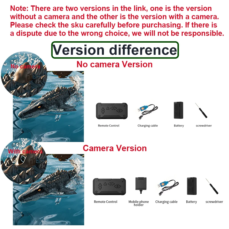 2.4GHz Simulation Dinosaur Rc Toys Remote Control Boat with Light and Spray for Swimming Pool Bathroom kids toys For Boys Gifts