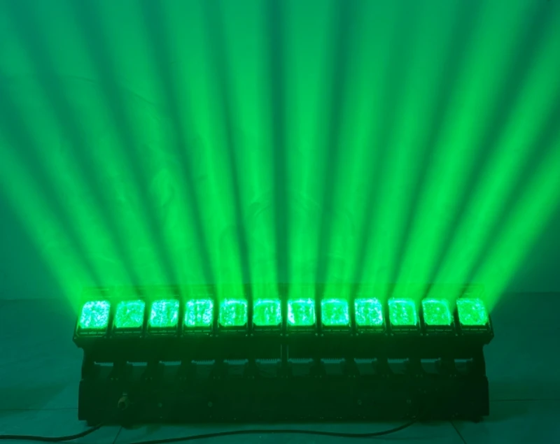 6 pieces 12x60w led moving head zoom bar light outdoor waterproof led beam movin