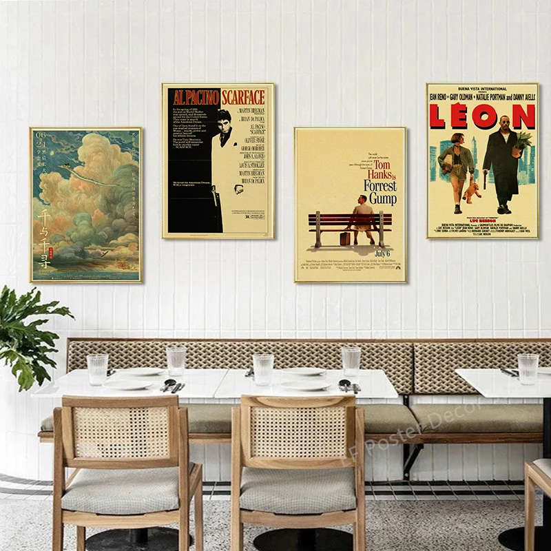 Movie Poster Classic Film Vintage Prints Jennifer's Body/Jaws/Leon Home Room Art Wall Decor