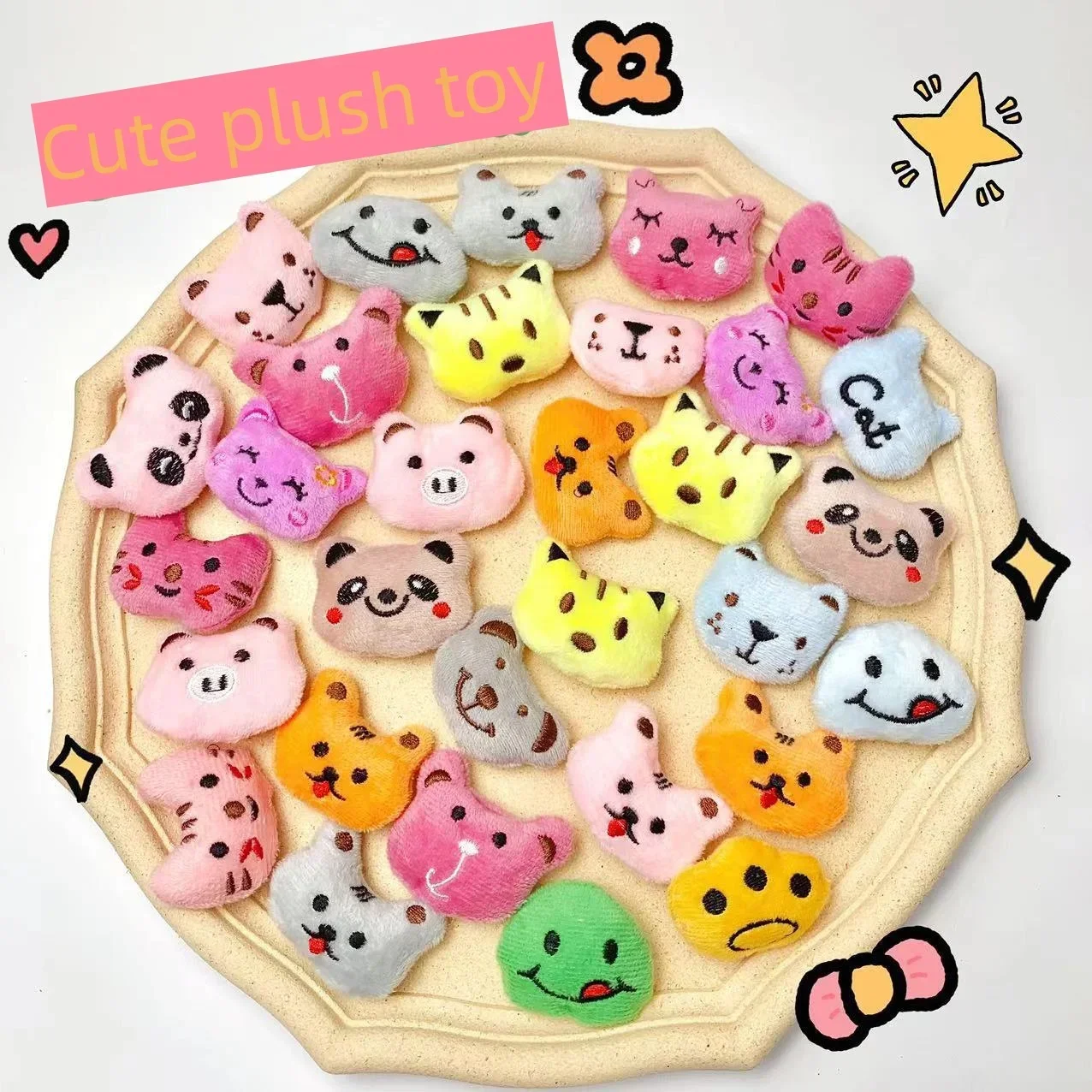 10/20PCS Dolls and 32MM Twisted Egg Mini Claw Machine Toy Accessories Cute Animal Plush Dolls for Kids Arcade Crane Machine Gift 2