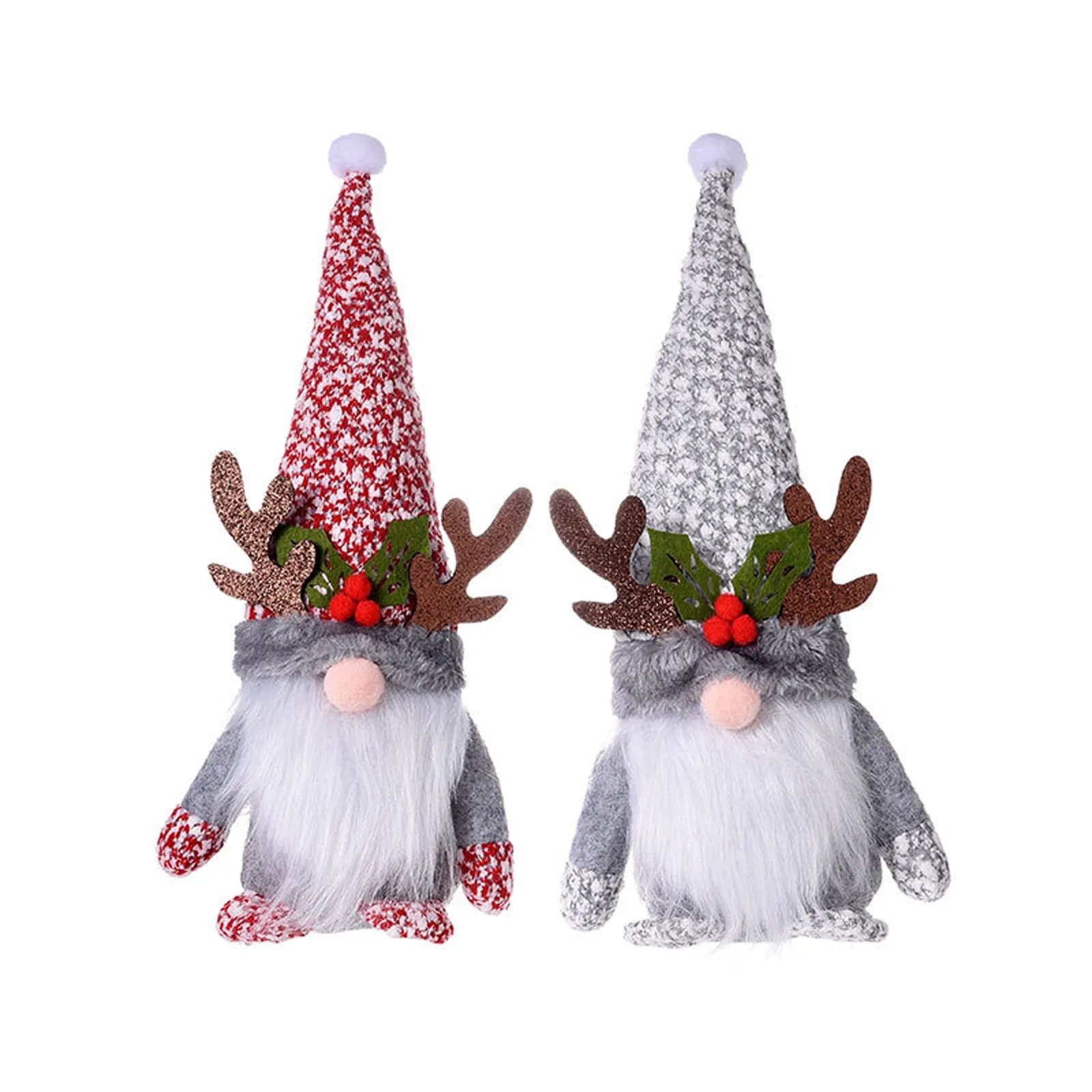 

15 Inch Faceless Dwarf Doll Mini Plush Christmas Decoration Crochet Pendant Pendant Handmade Sewing Crafts Party Supplies Decor