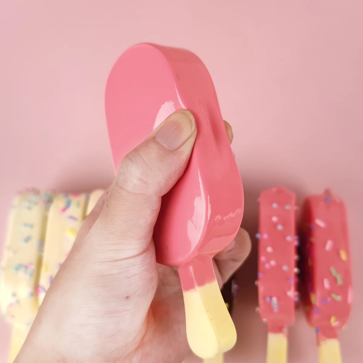 Simulation popsicles ice cream popsicles dessert cakes simulated food holiday gift decoration props DIY cuteSweet gifts food model,kitchen food toys,fake food prank toys