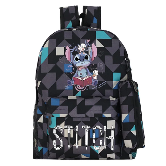 Lilo And Stitch-mochila de dibujos animados 3D para niños y niñas, Mochilas  escolares impermeables para niños de 2 a 5 años - AliExpress