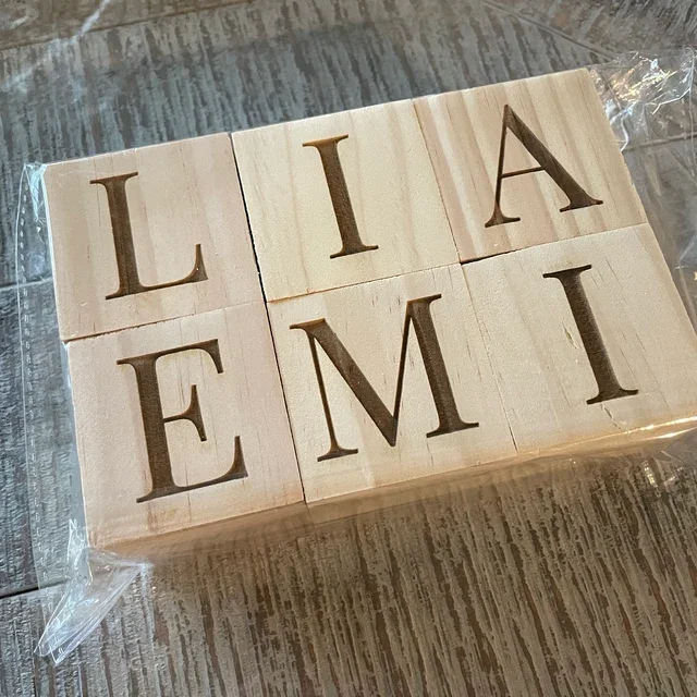 Wooden name blocks Personalized Wooden Name Blocks Pregnancy Announcement Blocks Baby Shower Gift Photo Prop Custom Nursery Party Decoration Favors