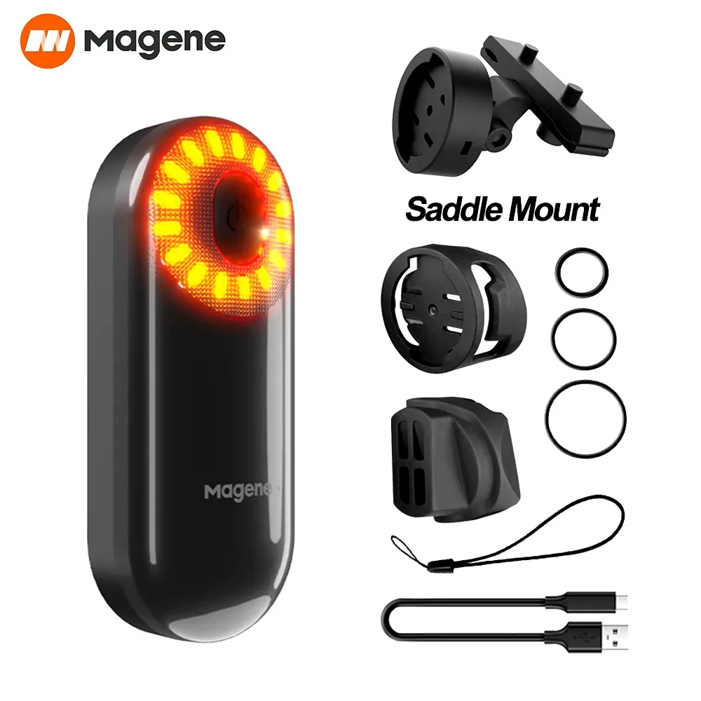 Magene-自転車用レーダーテールライト,インテリジェントLEDリア