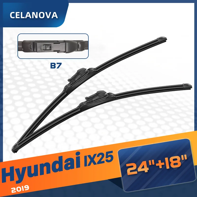 Windshield Wiper Blade For Hyundai IX25 2019 24"+18" Frameless