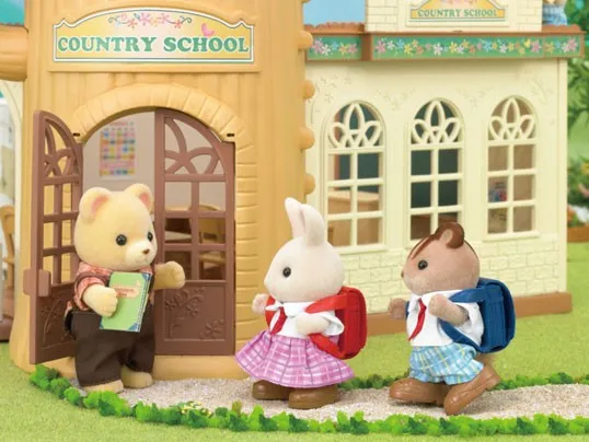 Sylvanian Families Dollhouse Furry Figures School Friends Set Animal Toys Dolls Girl Gift New in Box 5170
