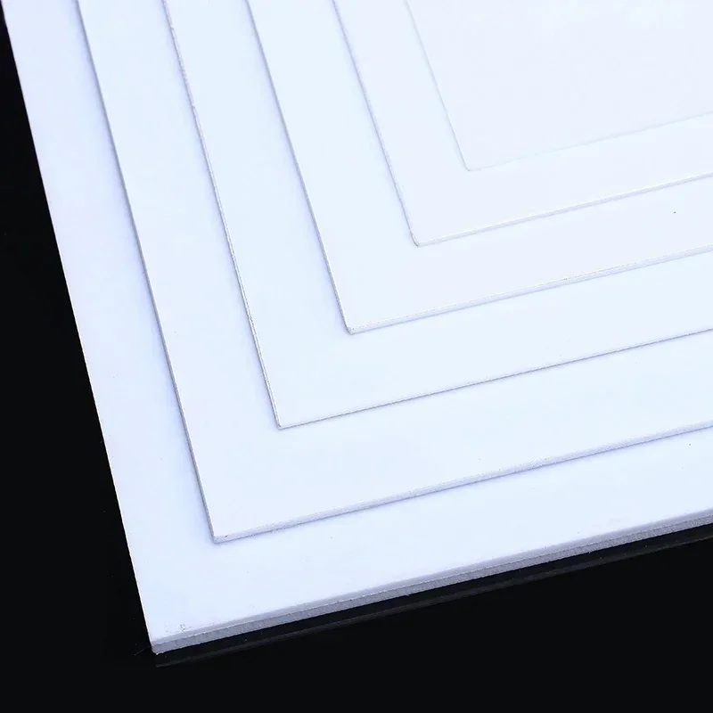 250/5pcs 250x/x mm weiße abs Platte Kunststoff platte Werbetafel