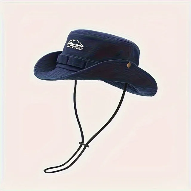Spring/Summer Retro Sun Hat Outdoor Bucket Hat with Brim, Unisex Casual Cap ,Fashionable outdoor sunshade fisherman hat 5