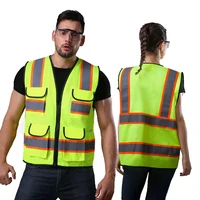 Hi Vis Multi-Pocket Safety Vest