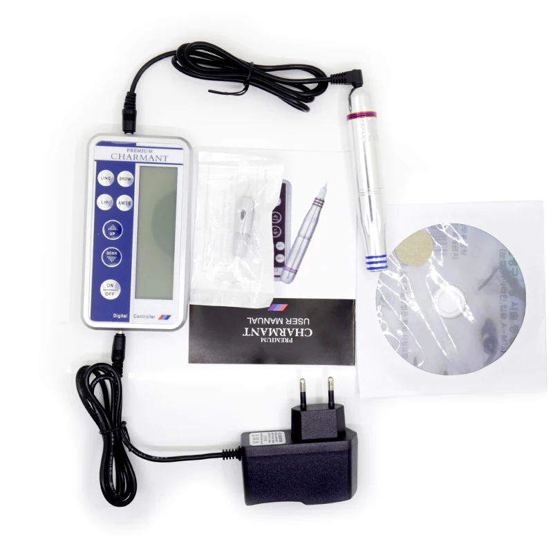 Chargeable Tattoo Machine Professional Charmant 2 Body Paint Semi-Permanent Eyebrow Lip Tattoo Gun Tool Beauty Health Supplies